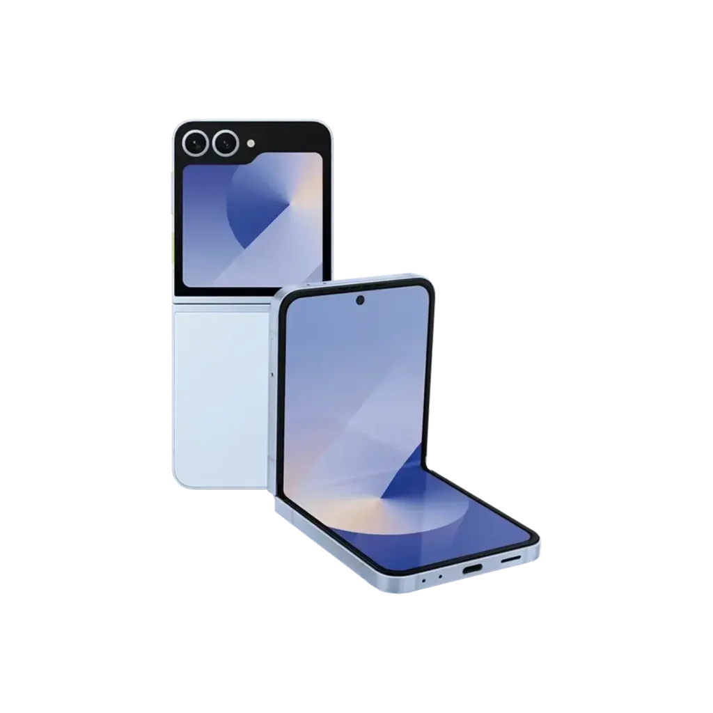 Samsung Galaxy Z Flip 256GB Blue mint condition unlocked foldable smartphone with AMOLED display