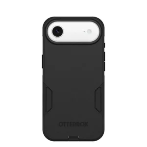 OtterBox Commuter Series black case for iPhone 17 Air with slim design, drop protection, textured grip, and MagSafe wireless charging support, available at My Touch Repairs Hobart