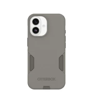 OtterBox Commuter Case with Camera Control for iPhone 17 in Stone finish with slim pocket friendly design and impact protection