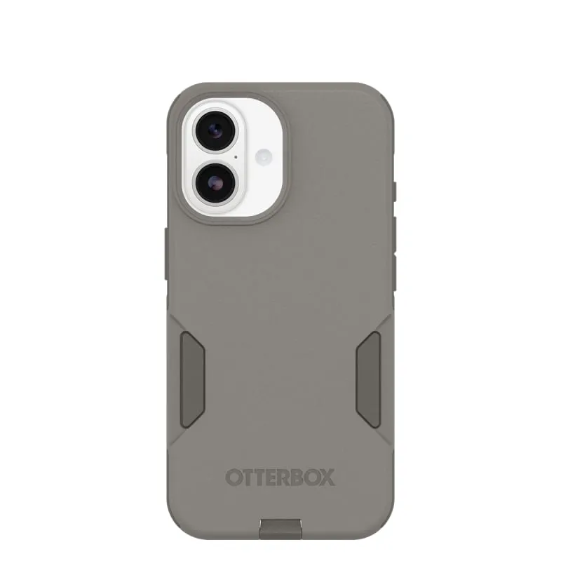 OtterBox Commuter Case with Camera Control for iPhone 17 in Stone finish with slim pocket friendly design and impact protection