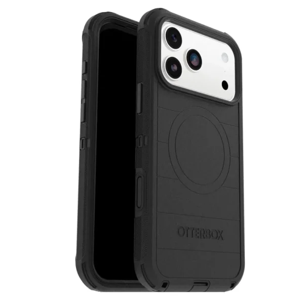 iPhone 17 Pro Max OtterBox Defender Pro Case in Black with Camera Control button, MagSafe compatibility and military grade protection