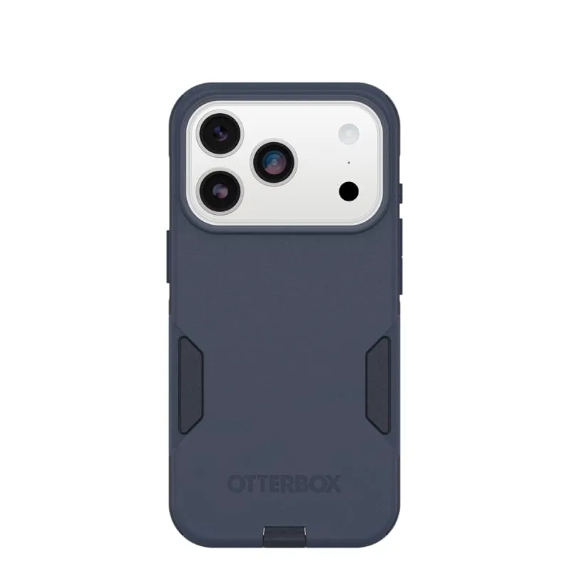 iPhone 17 Pro OtterBox Commuter Case in Blue with impact protection and Camera Control button