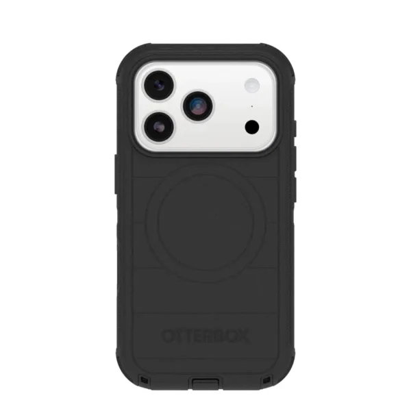 iPhone 17 Pro OtterBox Defender Pro Case in Black with Camera Control button, MagSafe compatibility and military-grade protection
