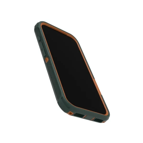 iPhone 17 Pro OtterBox Defender Pro Case in Cprsmth Green with MagSafe compatibility, Camera Control button and military-grade protection