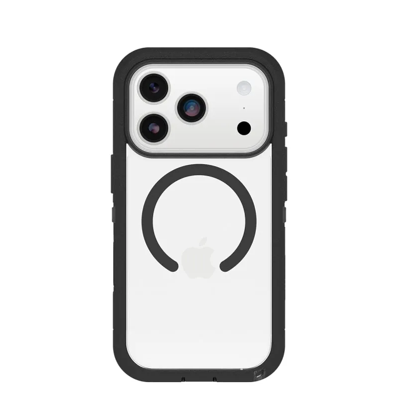 iPhone 17 Pro OtterBox Defender XT Pro Mag Case in Dark Side Black with MagSafe compatibility, Camera Control button and military-grade protection