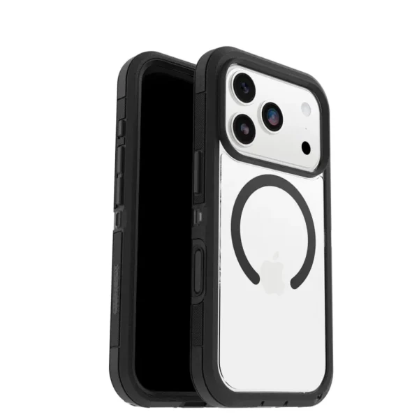 iPhone 17 Pro OtterBox Defender XT Pro Mag Case in Dark Side Black with MagSafe compatibility, Camera Control button and military-grade protection