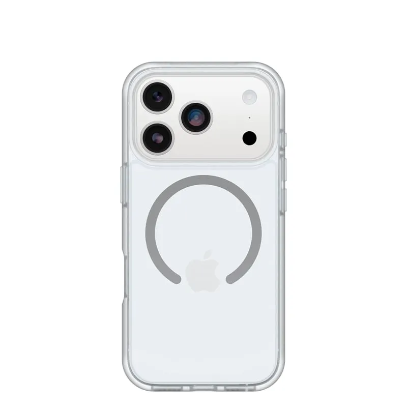 iPhone 17 Pro OtterBox React MagSafe Case in Clear with slim pocket-friendly design and impact protection