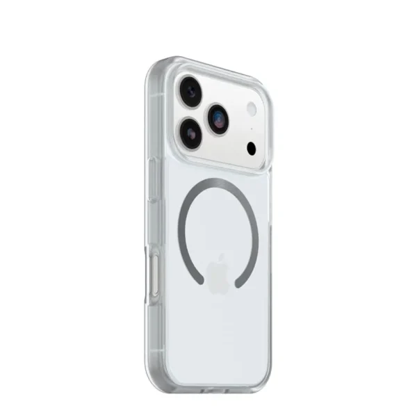 iPhone 17 Pro OtterBox React MagSafe Case in Clear with slim pocket-friendly design and impact protection