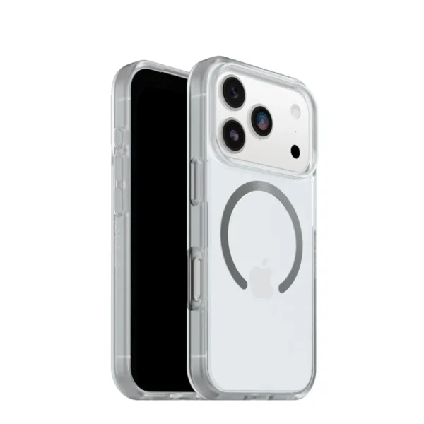 iPhone 17 Pro OtterBox React MagSafe Case in Clear with slim pocket-friendly design and impact protection