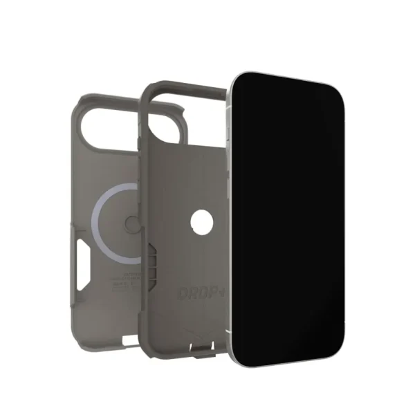 iPhone Air OtterBox Commuter Case in Stone with slim pocket-friendly design, Camera Control button and impact protection