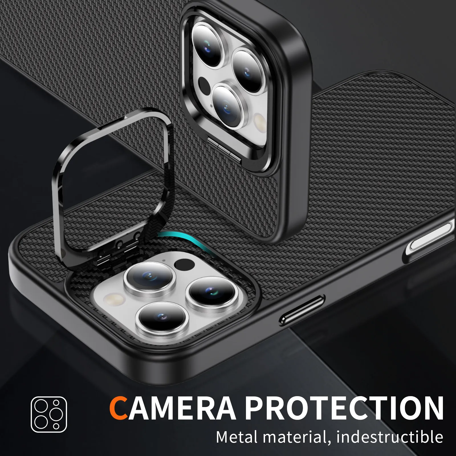 iPhone 17 Imitation Carbon Fiber Matte Phone Case – Hobart Australia