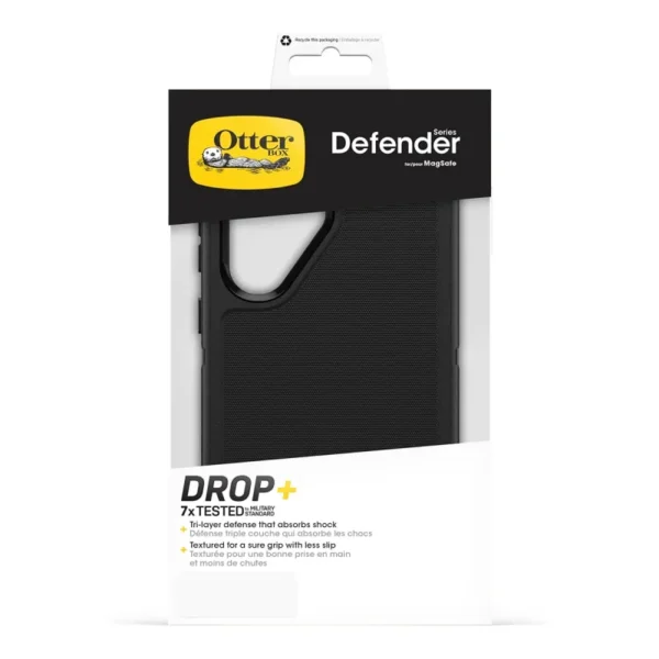 OtterBox Defender Case for Samsung Galaxy S25 Ultra Black rugged military grade impact protection