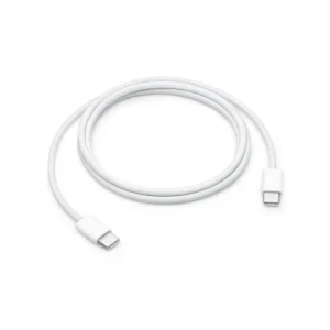 USB Type-C fast charging cable in white for smartphones, tablets and USB-C devices