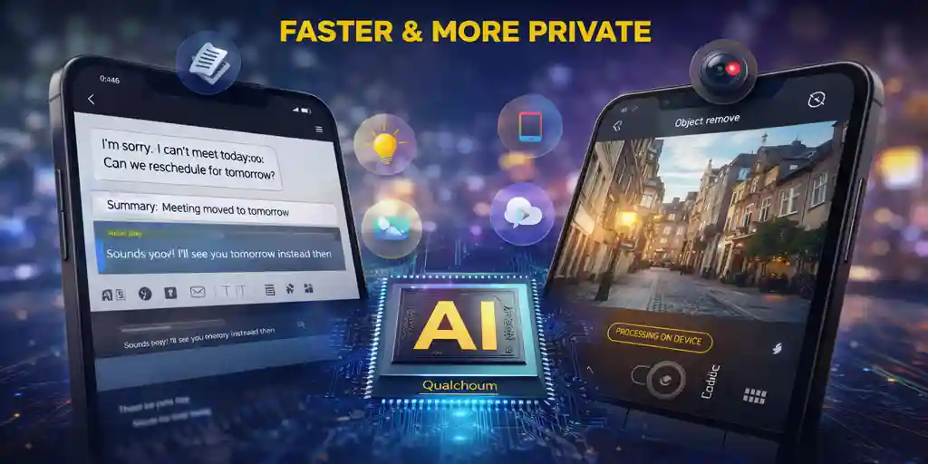 on device AI smartphone performance improving speed privacy and offline features in 2026