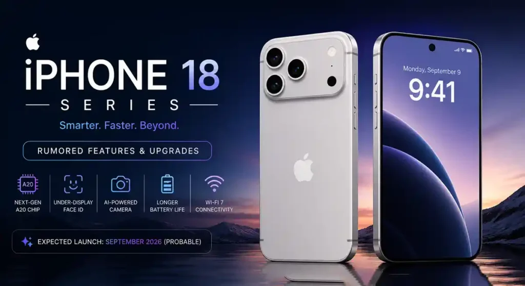 iPhone 18 features specs and release date rumors concept design